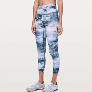 Lululemon Wunder Under High-Rise 25" Full-On Luxtreme Azurite Seashell Multi